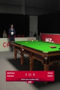 斯诺克维克多·萨基斯0-4马修·史蒂文斯20230818