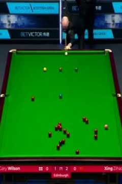 2023斯诺克苏格兰公开赛加里·威尔逊4-3邢子豪20231213(李照)