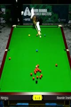 2025斯诺克沙特大师赛第二轮(112进80)刘宏宇4-1亚历山大·乌尔森巴赫20250809