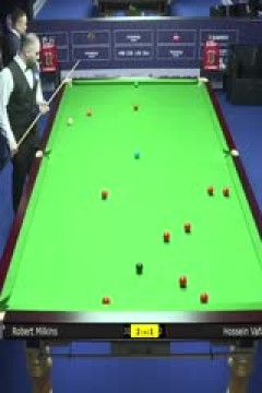 斯诺克世界公开赛32进16罗伯特·米尔金斯2-5侯赛因·瓦菲20240320