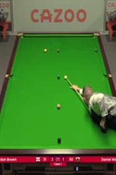 斯诺克乔丹·布朗3-4丹尼尔·威尔斯20230818