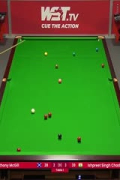 斯诺克安东尼·麦克吉尔4-5伊什普雷特·辛格·查达20230903