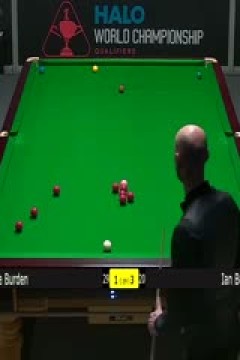 斯诺克世锦赛资格赛96进64阿尔菲·博登1-8伊安·伯恩斯(第一阶段)20250411