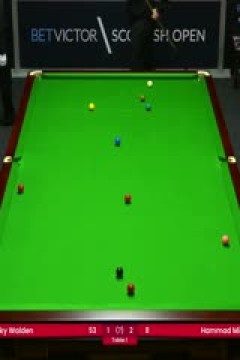 斯诺克苏格兰公开赛资格赛里奇·沃顿4-3哈马德·米亚赫20231101(李照)