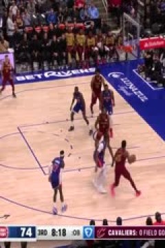 NBA常规赛 活塞VS骑士 20250329