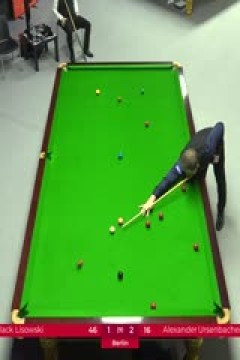 斯诺克德国大师赛64进32杰克·利索夫斯基3-5亚历山大·乌森巴赫20250129