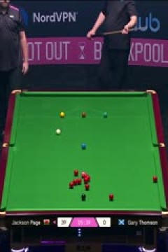 斯诺克单局限时赛128进64杰克逊·佩奇65-23加里·汤姆森20251211