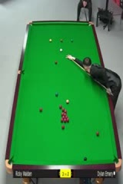 斯诺克德国大师赛32进16里奇·沃顿5-3迪伦·埃莫里20250130