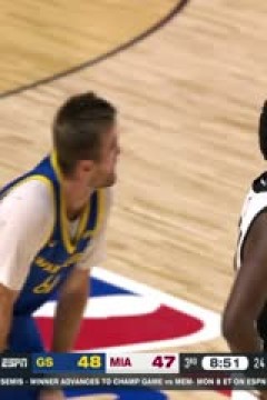 NBA夏季联赛 勇士VS热火 20240722