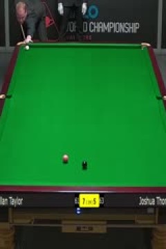 斯诺克世锦赛资格赛128进96艾伦·泰勒10-7约书亚·索蒙德(第二阶段)20250408
