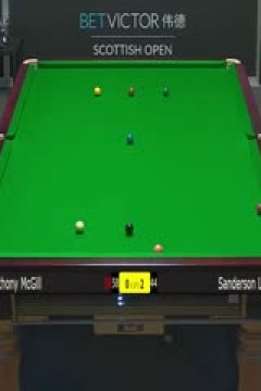 2023斯诺克苏格兰公开赛林杉峰4-1安东尼·麦克吉尔20231214