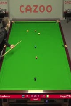 斯诺克弗盖里•奥布莱恩4-1安德烈斯•彼得洛夫20230814