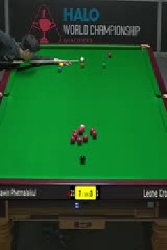 斯诺克世锦赛资格赛128进96马纳萨温·佩特玛莱库10-3莱昂内·克劳利(第二阶段)20250408