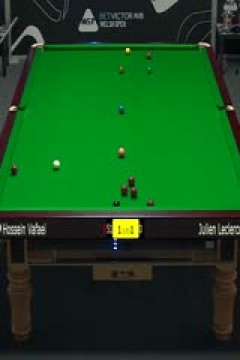 斯诺克威尔士公开赛侯赛因·瓦菲4-1朱利安·勒克莱尔20240214