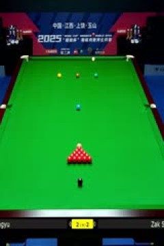 斯诺克玉山世界公开赛16进8刘宏宇2-5扎克·舒尔第20250226