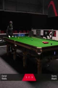 2025斯诺克北爱尔兰公开赛资格赛第二轮丹尼尔·威尔斯4-3阿卡尼·宋沙瓦20250907