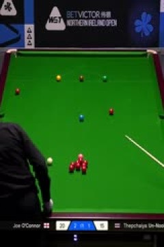 2025斯诺克北爱尔兰公开赛64进32乔·奥康纳3-4塔猜亚·乌努20251021