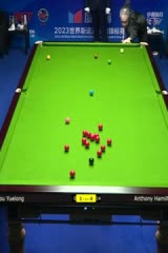 斯诺克天津国锦赛64进32汉密尔顿0-6周跃龙20231106