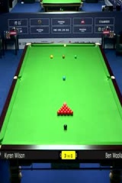 斯诺克世界公开赛16进8凯伦·威尔逊5-4本·沃拉斯顿20240321