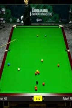 2025斯诺克沙特大师赛第三轮(80进48)罗伯特·米尔金斯3-4亚伦·希尔20250811