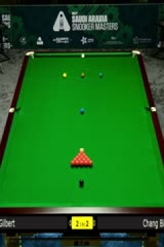 2025斯诺克沙特大师赛第四轮(48进32)常冰玉5-3大卫·吉尔伯特20250812