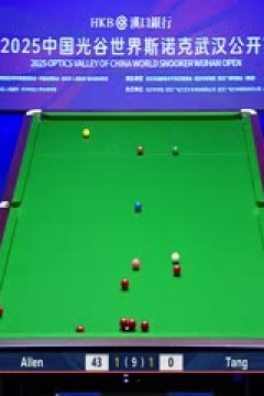 2025斯诺克武汉公开赛延期资格赛及64进32马克·艾伦5-2唐和文20250824