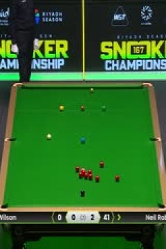 斯诺克利雅得狂欢季沙特大师赛四分之一决赛凯伦·威尔逊0-4尼尔·罗伯逊20251120