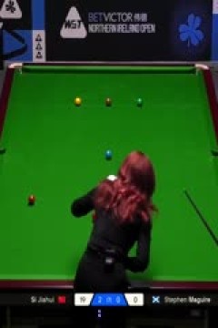2025斯诺克北爱尔兰公开赛32进16斯蒂芬·马奎尔0-4斯佳辉(朱峰立)20251022