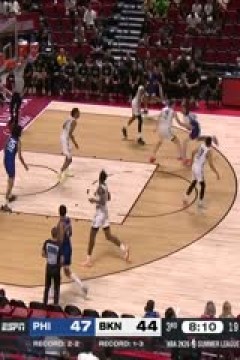 NBA夏季联赛 76人VS篮网 20250719