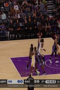 NBA季前赛 勇士VS国王 20231016