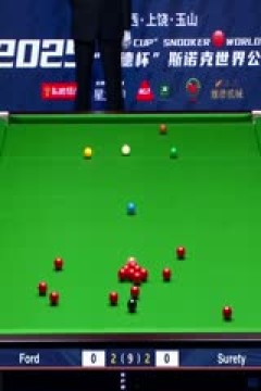 斯诺克玉山世界公开赛四分之一决赛扎克·舒尔第5-3汤姆·福德20250227