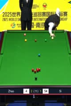 2025斯诺克国际锦标赛16进8斯佳辉1-6赵心童20251105