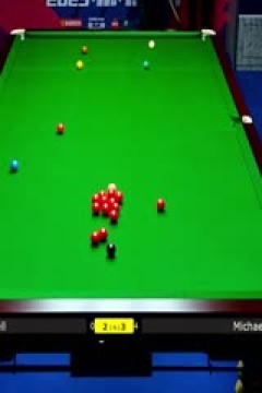 斯诺克玉山世界公开赛首日迈克尔·霍尔特5-3马丁·奥唐奈20250223