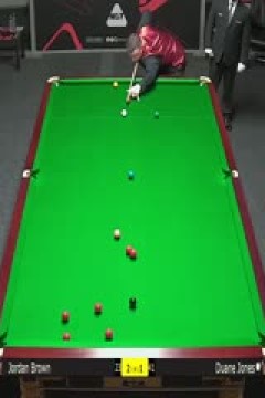 2025斯诺克武汉公开赛资格赛乔丹·布朗5-1杜恩·琼斯20250622