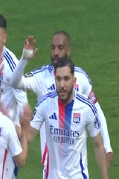 法甲联赛 里昂VS布雷斯特 20250302