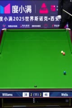 2025斯诺克西安大奖赛半决赛威廉姆斯6-3丹尼尔-威尔斯(朱蒙)20251012
